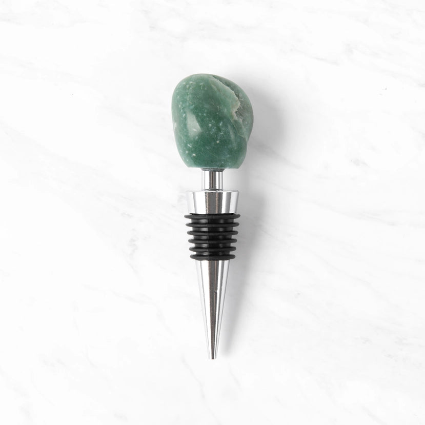 Crystal Bottle Stoppers | Gemstone Wine & Oil Bottle Toppers - Crystal Nest