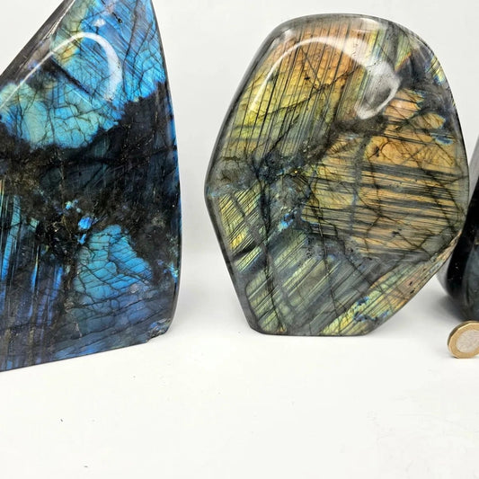 XL Polished Labradorite Freeform Crystal | 2–2.5kg - Crystal Nest