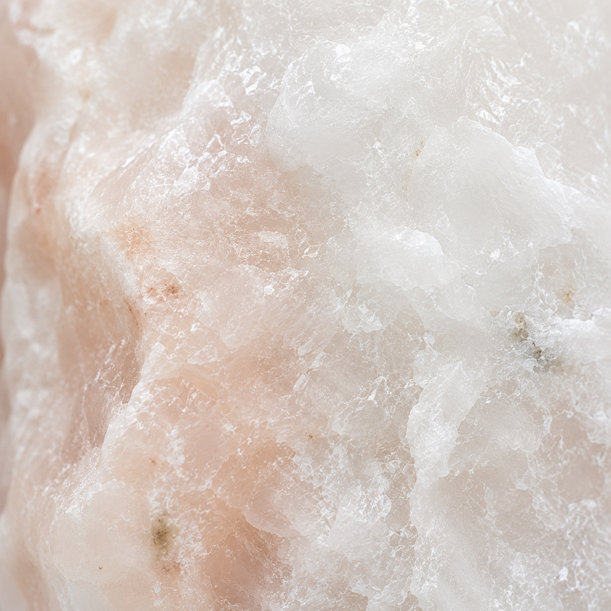 White Crystal Himalayan Salt Lamp XL | Hand-Carved Natural Himalayan Salt