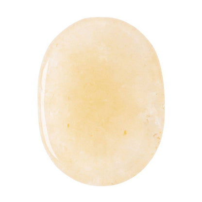 Golden Healer Quartz Worry Stone - Crystal Nest
