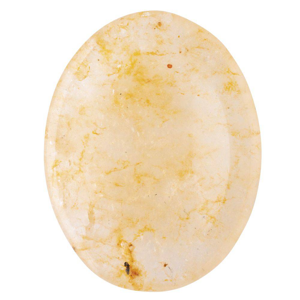 Golden Healer Quartz Worry Stone - Crystal Nest