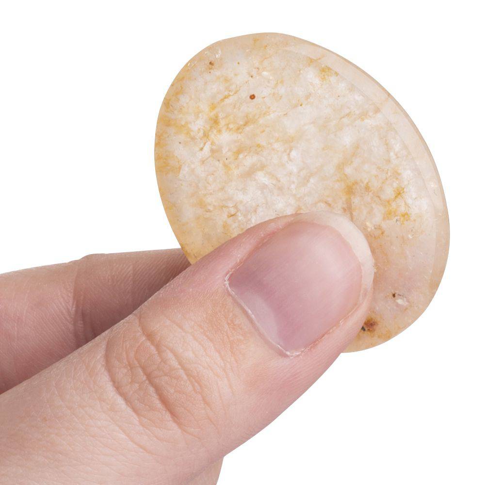 Golden Healer Quartz Worry Stone - Crystal Nest