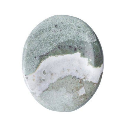 Green Sardonyx Worry Stone - Crystal Nest