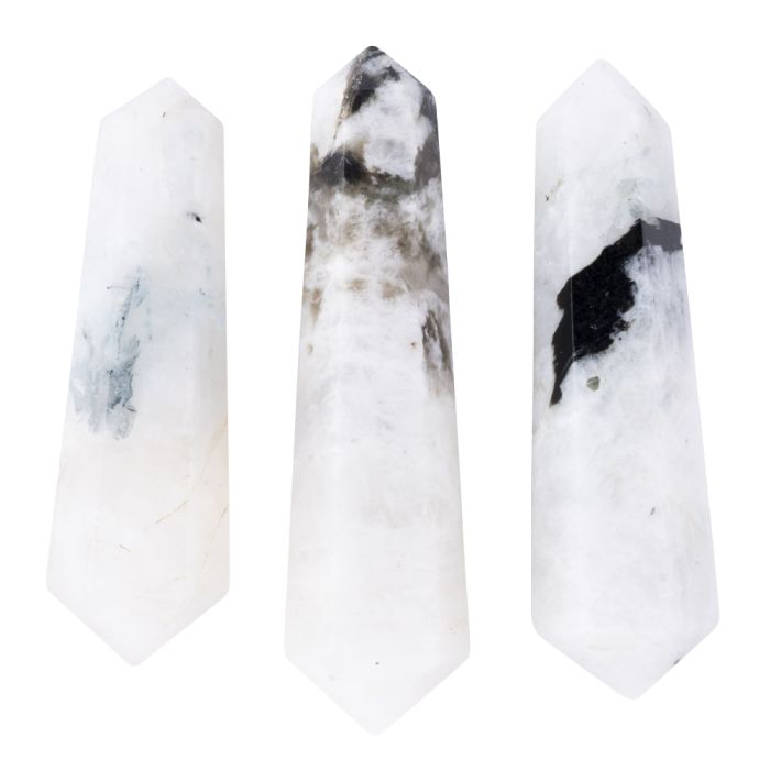 Rainbow Moonstone Point