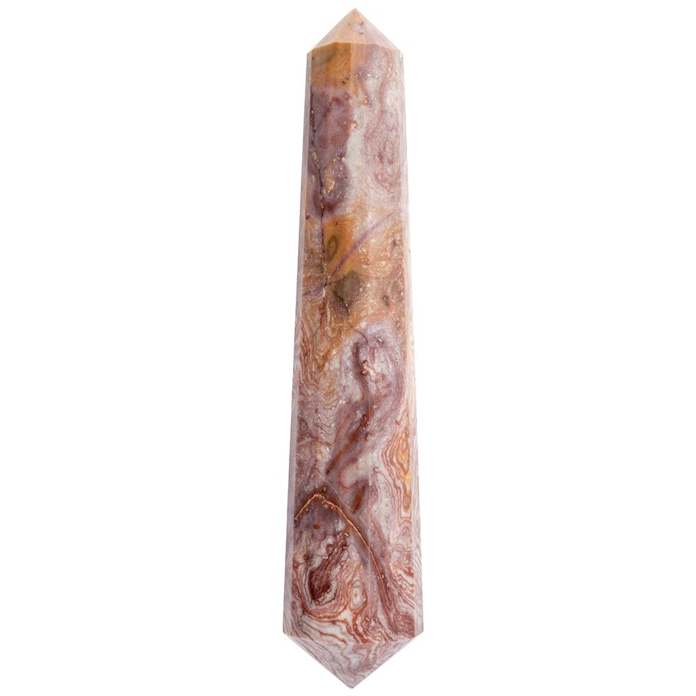 Agate Double Terminated Crystal Wand - Crystal Nest