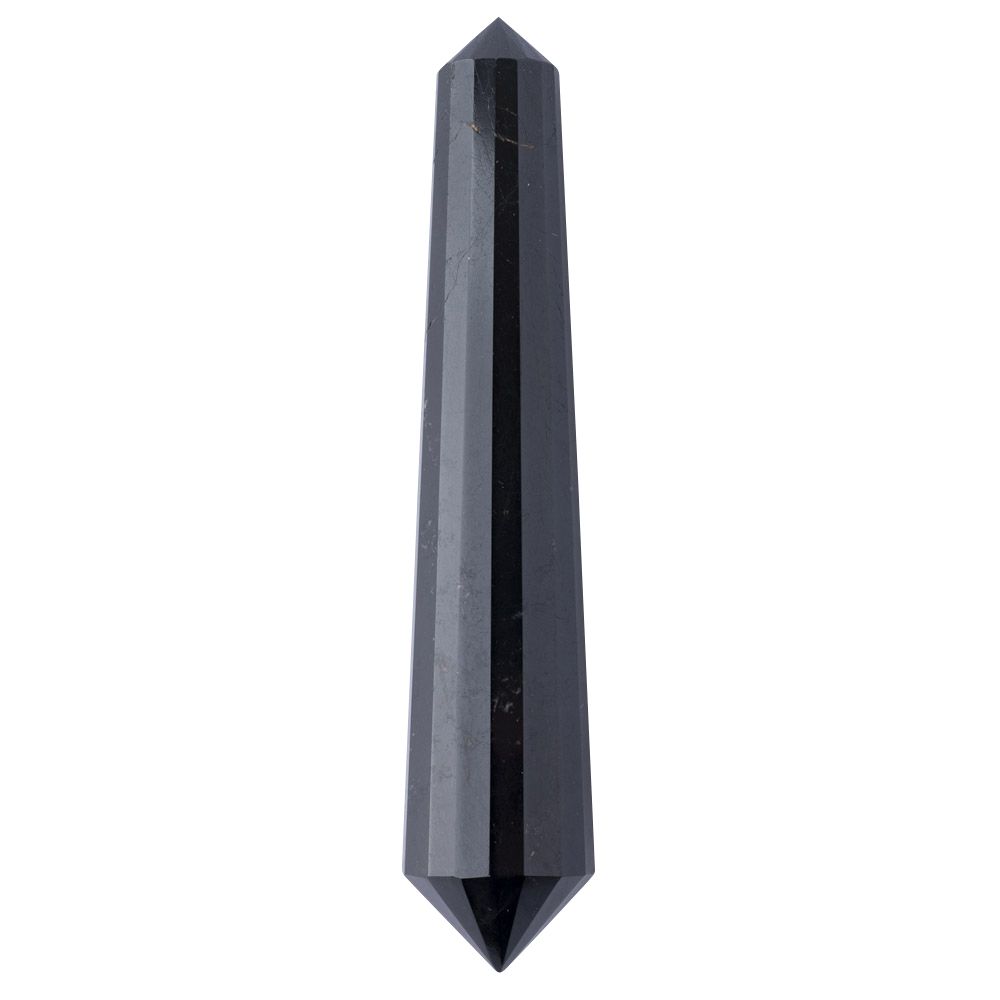 Black Tourmaline Double Terminated Crystal Wand - Crystal Nest