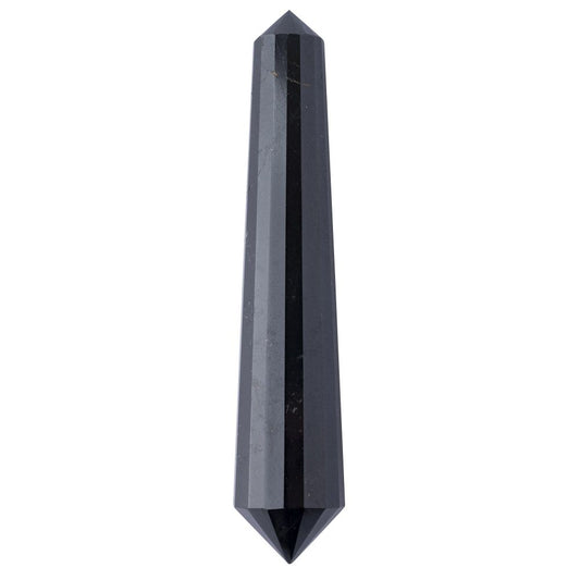 Black Tourmaline Double Terminated Crystal Wand - Crystal Nest
