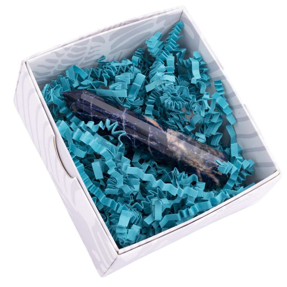 Sodalite Double Terminated Crystal Wand - Crystal Nest