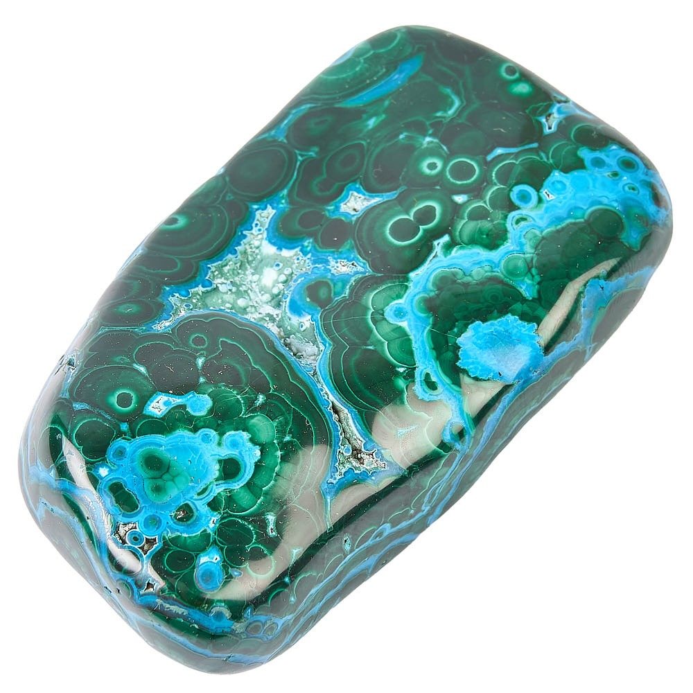 Malachite & Chrysocolla Polished Freeform | 150–200g