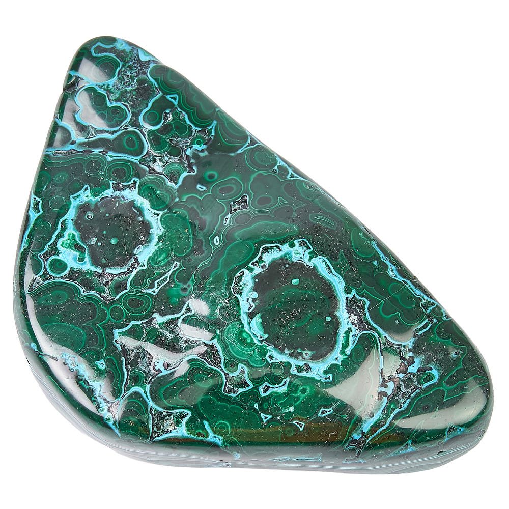 Malachite & Chrysocolla Polished Freeform | 250–300g