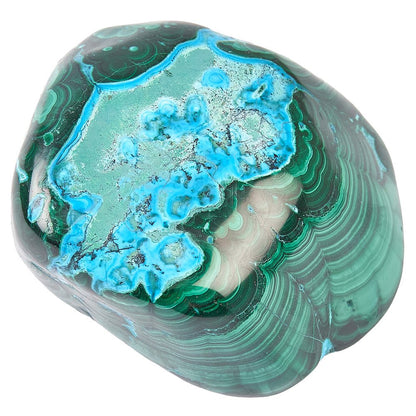 Malachite & Chrysocolla Polished Freeform | 250–300g