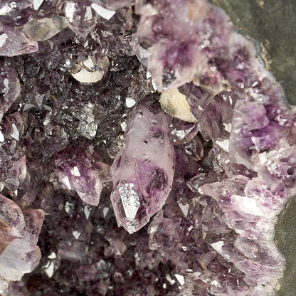 Large Amethyst Geode Egg on Metal Stand | 35–38kg