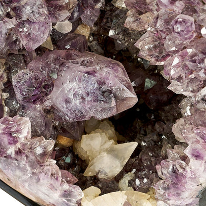 Large Amethyst Geode Egg on Metal Stand | 35–38kg
