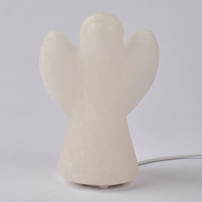 Himalayan White Angel Salt Lamp - Crystal Nest