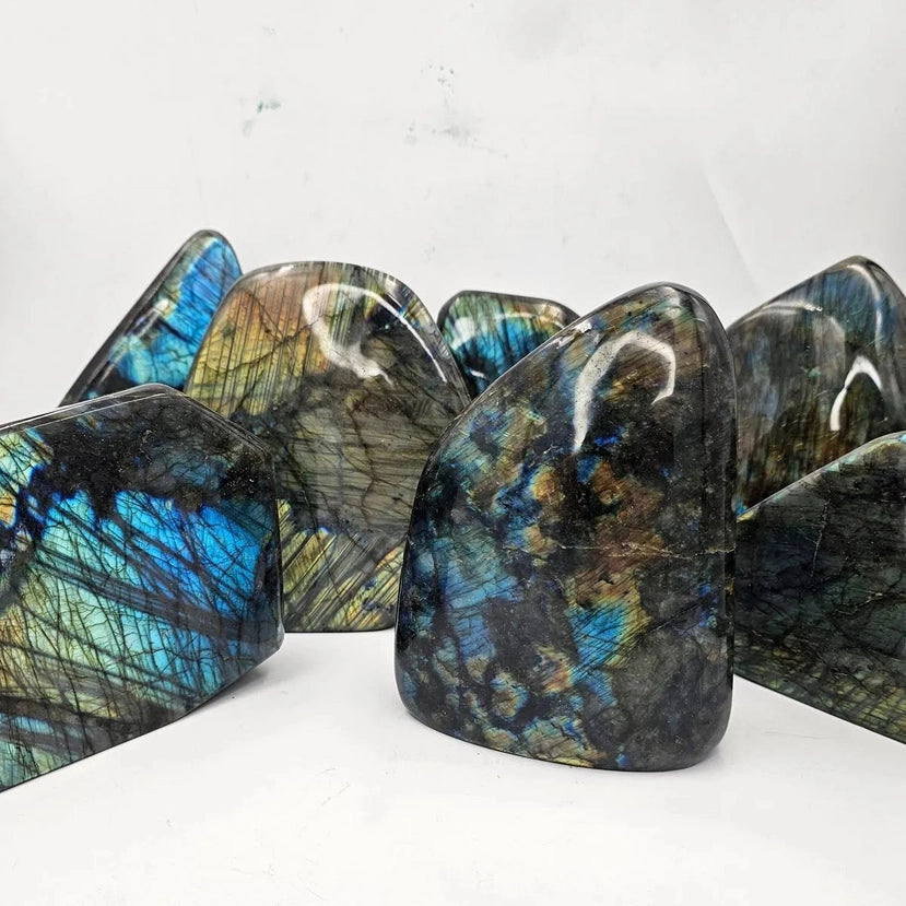 XL Polished Labradorite Freeform Crystal | 2–2.5kg - Crystal Nest