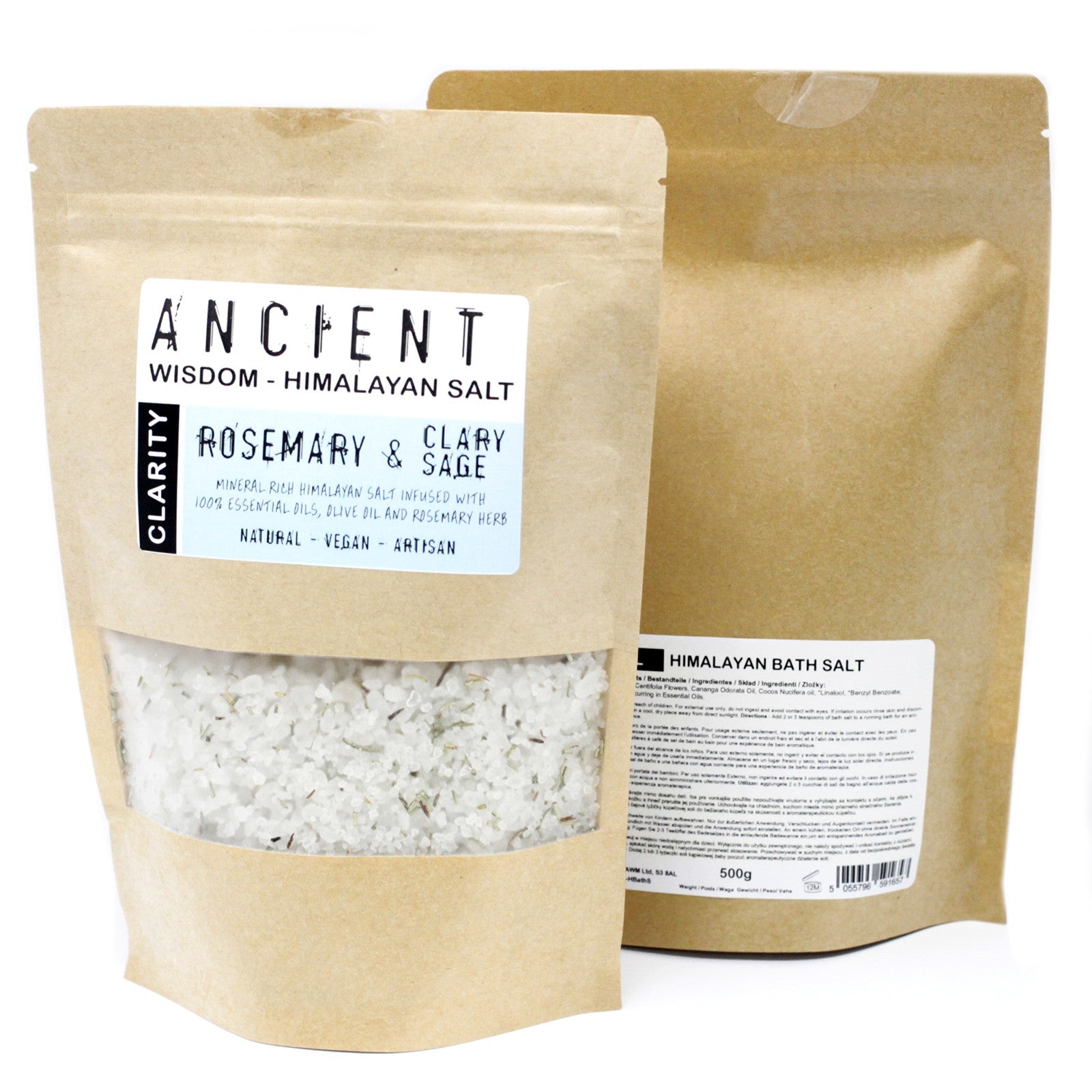 The Ultimate Aromatherapy Bath Ritual Set | 6 Himalayan Bath Salt Blends - Crystal Nest