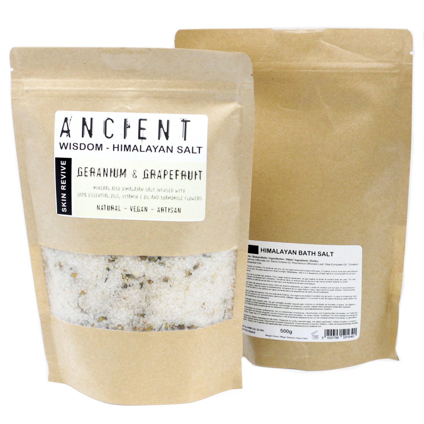 The Ultimate Aromatherapy Bath Ritual Set | 6 Himalayan Bath Salt Blends - Crystal Nest
