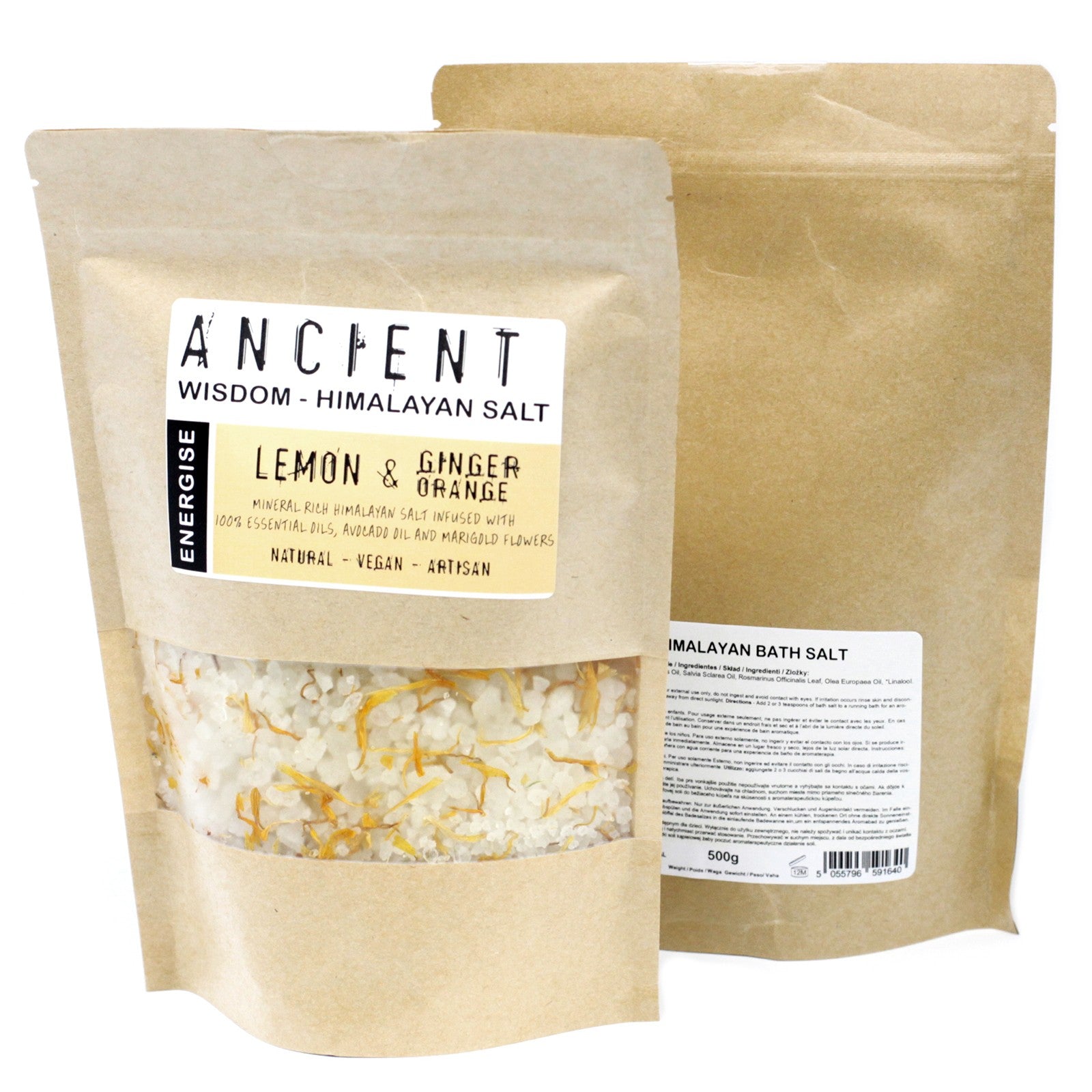 The Ultimate Aromatherapy Bath Ritual Set | 6 Himalayan Bath Salt Blends - Crystal Nest