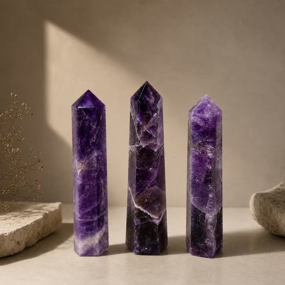 Amethyst Crystal Tower Point | 11cm - Crystal Nest