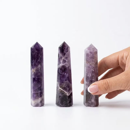 Amethyst Crystal Tower Point | 11cm - Crystal Nest
