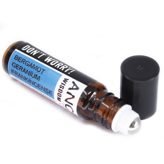 Don’t Worry! Roll On Essential Oil Blend | Calming & Relaxing Aromatherapy for Stress Relief