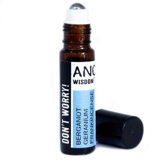 Don’t Worry! Roll On Essential Oil Blend | Calming & Relaxing Aromatherapy for Stress Relief