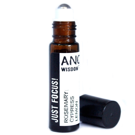 Just Focus! Roll On Essential Oil Blend | Concentration & Clarity Aromatherapy