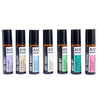 Just Focus! Roll On Essential Oil Blend | Concentration & Clarity Aromatherapy