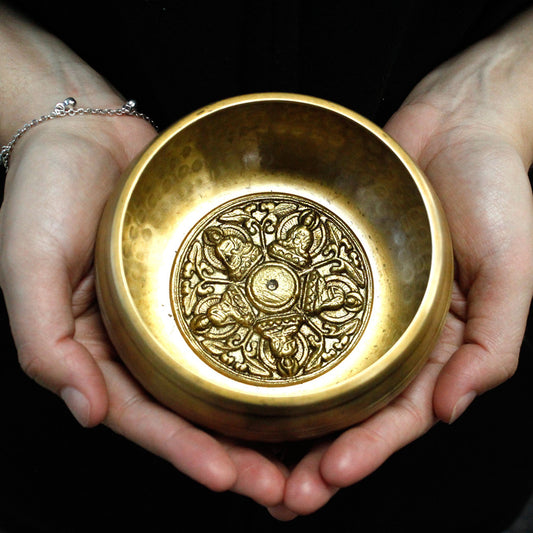 Five Buddha Singing Bowl Set - Crystal Nest