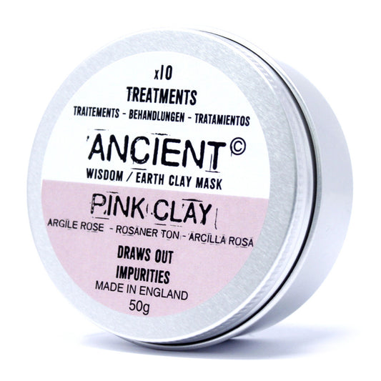 Purifying & Hydrating | Natural Pink Clay Face Mask Powder | 50g