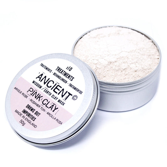 Purifying & Hydrating | Natural Pink Clay Face Mask Powder | 50g