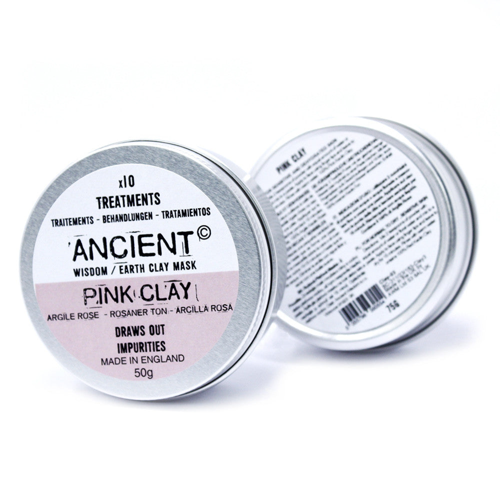 Purifying & Hydrating | Natural Pink Clay Face Mask Powder | 50g - Crystal Nest