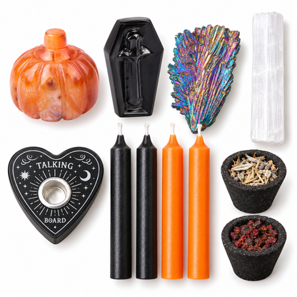 Halloween Magic Ritual Gift Set | Crystals, Candles & Cleansing