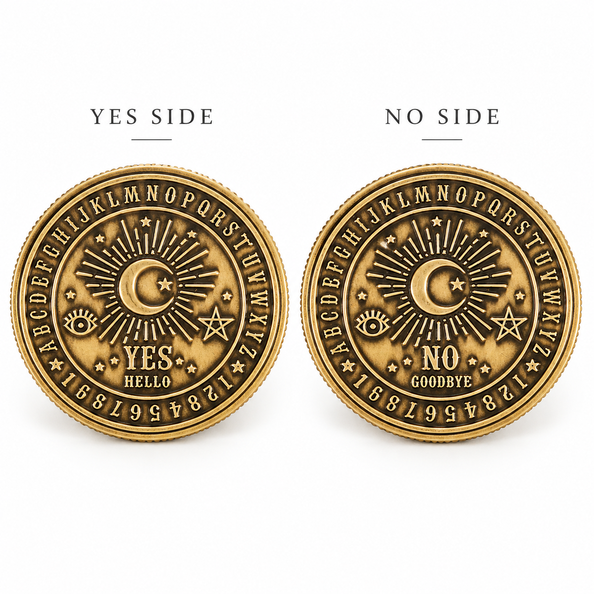 Yes or No Decision Coin | Pocket Divination & Decision Maker