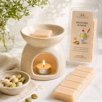 Pistachio Sundae Wax Melt Snap Bar | Pistachio, Hazelnut & Vanilla