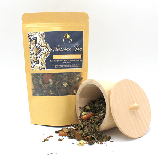 Ethernal Elixir Artisan White & Green Tea Blend | 50g Bag - Crystal Nest