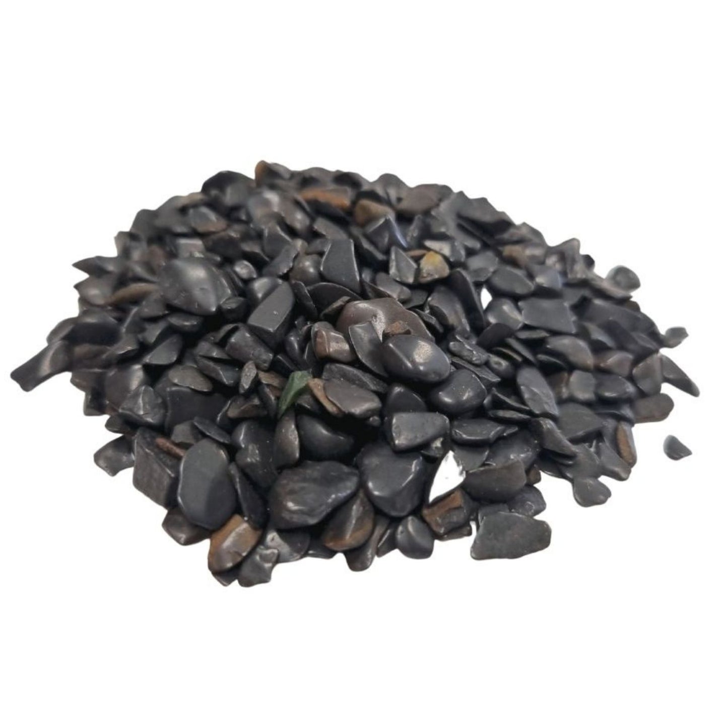 Black Tourmaline Crystal Chips - 40g Bag