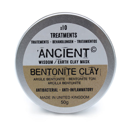 Anti-Bacterial and Anti-Inflammatory | Natural Bentonite Clay Powder | 50g