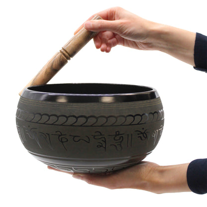 Five Buddha Singing Bowl | Extra Loud Meditation & Sound Healing Bowl - Crystal Nest