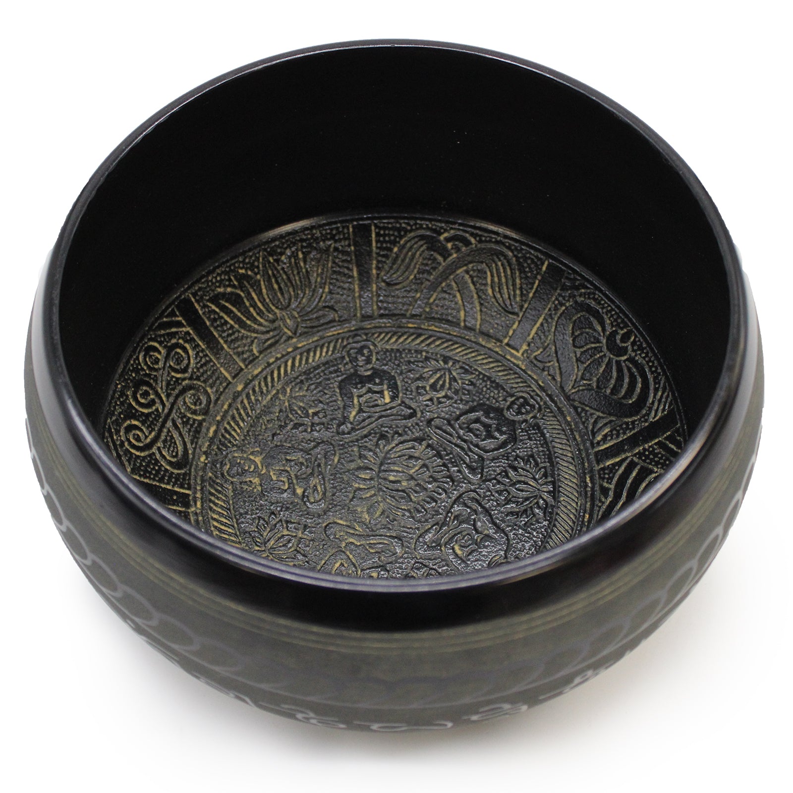 Five Buddha Singing Bowl | Extra Loud Meditation & Sound Healing Bowl - Crystal Nest