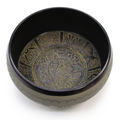 Buddha Singing Bowl | Extra Loud Meditation & Sound Healing Bowl - Crystal Nest