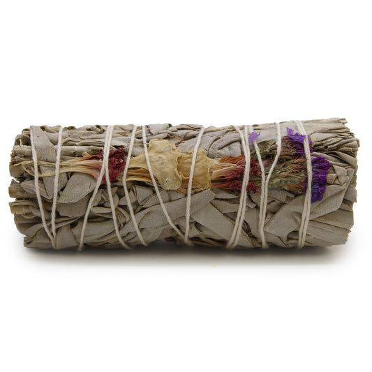 Good Vibes Sage Smudge Stick | Spiritual Cleansing & Positive Energy - Crystal Nest