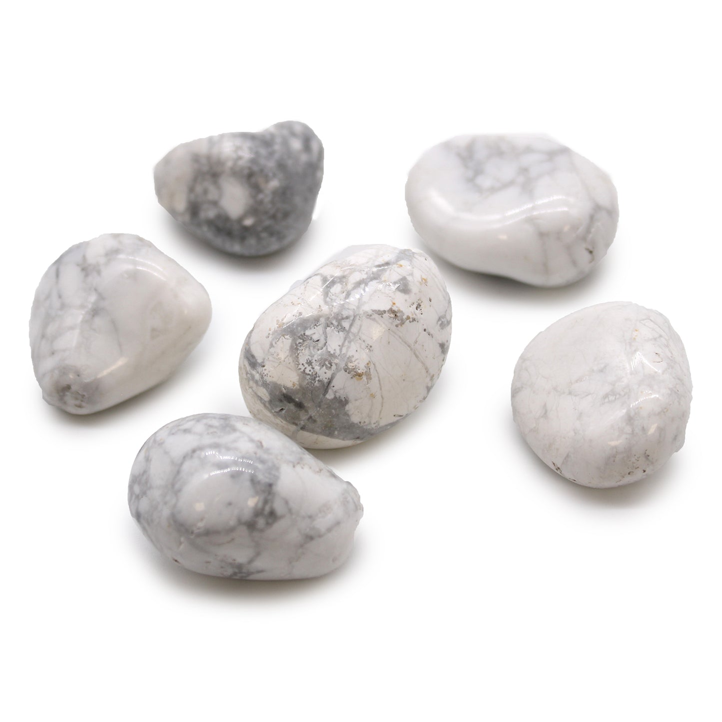 White Howlite Tumblestone - Large