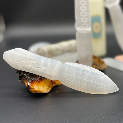 Selenite Ritual Knife | Letting Go of the Past
