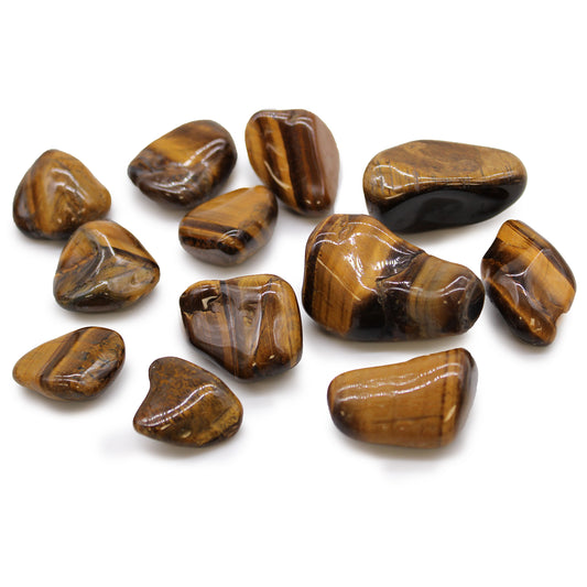 Golden Tigers Eye Tumblestone - Medium