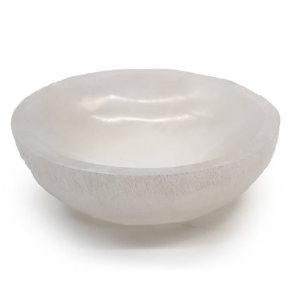 Large Selenite Cleansing Bowl - Crystal Nest