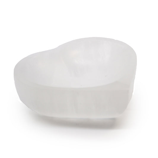 Heart Selenite Cleansing Bowl