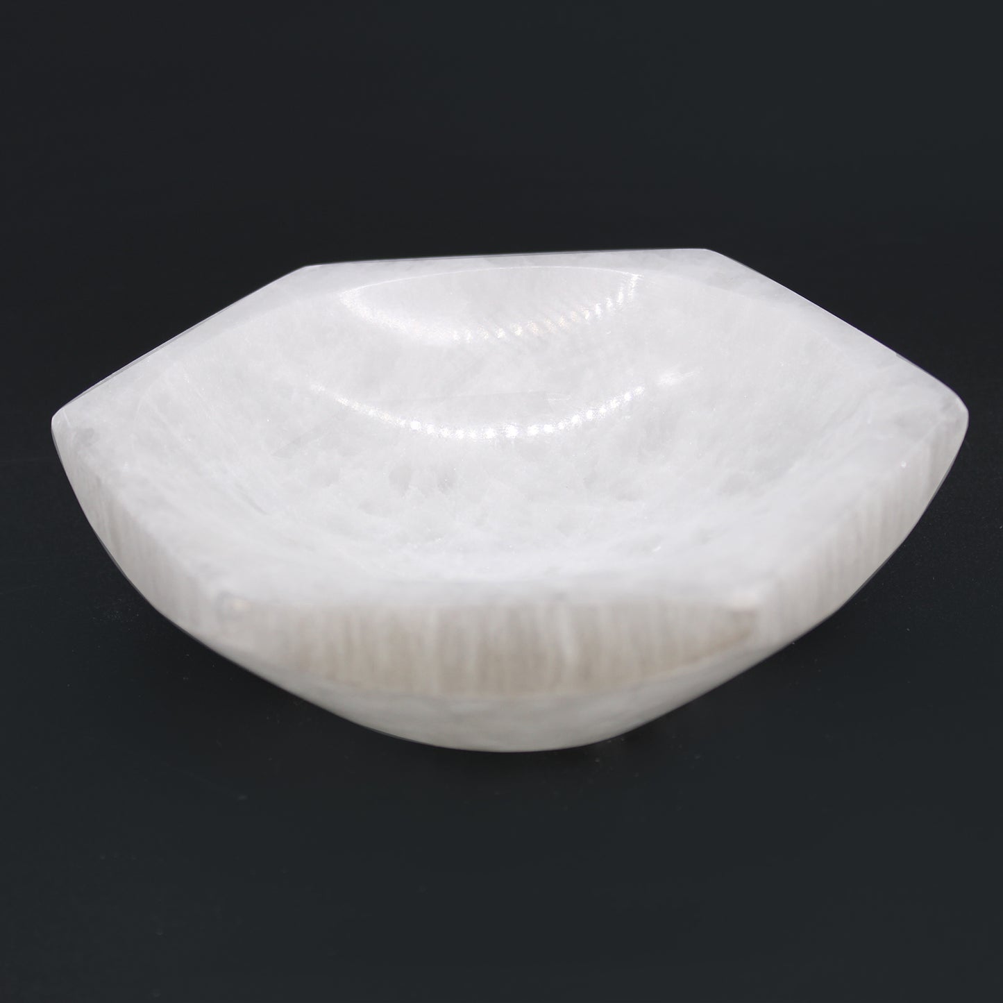 Selenite Hex Bowl – Crystal Cleansing & Charging | Large