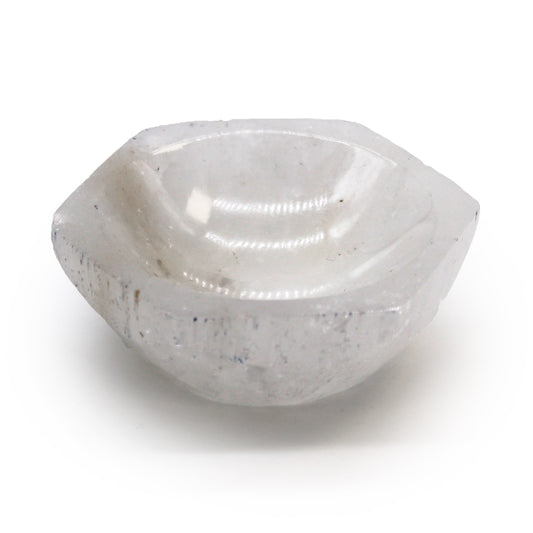 Small Hex Selenite Cleansing Bowl