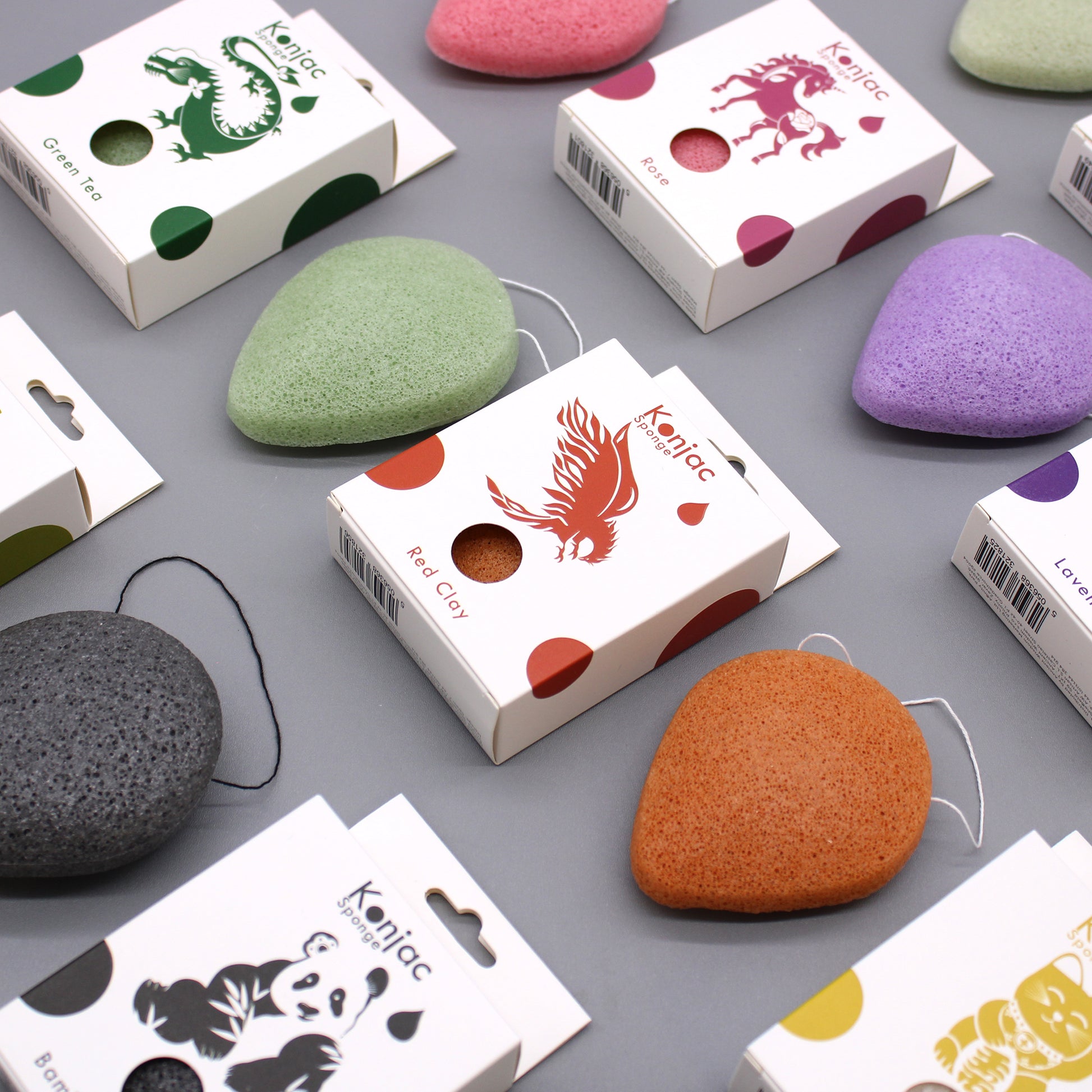 Teardrop Konjac Sponge – Natural | Ultra-Gentle Cleanse for Sensitive Skin - Crystal Nest